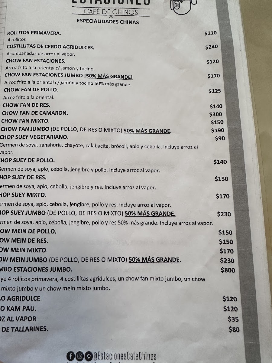 Chinese Coffee Stations Menu Photo 9