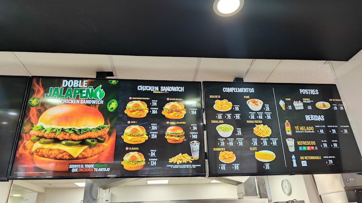 Church's Texas Chicken Carmen Menu