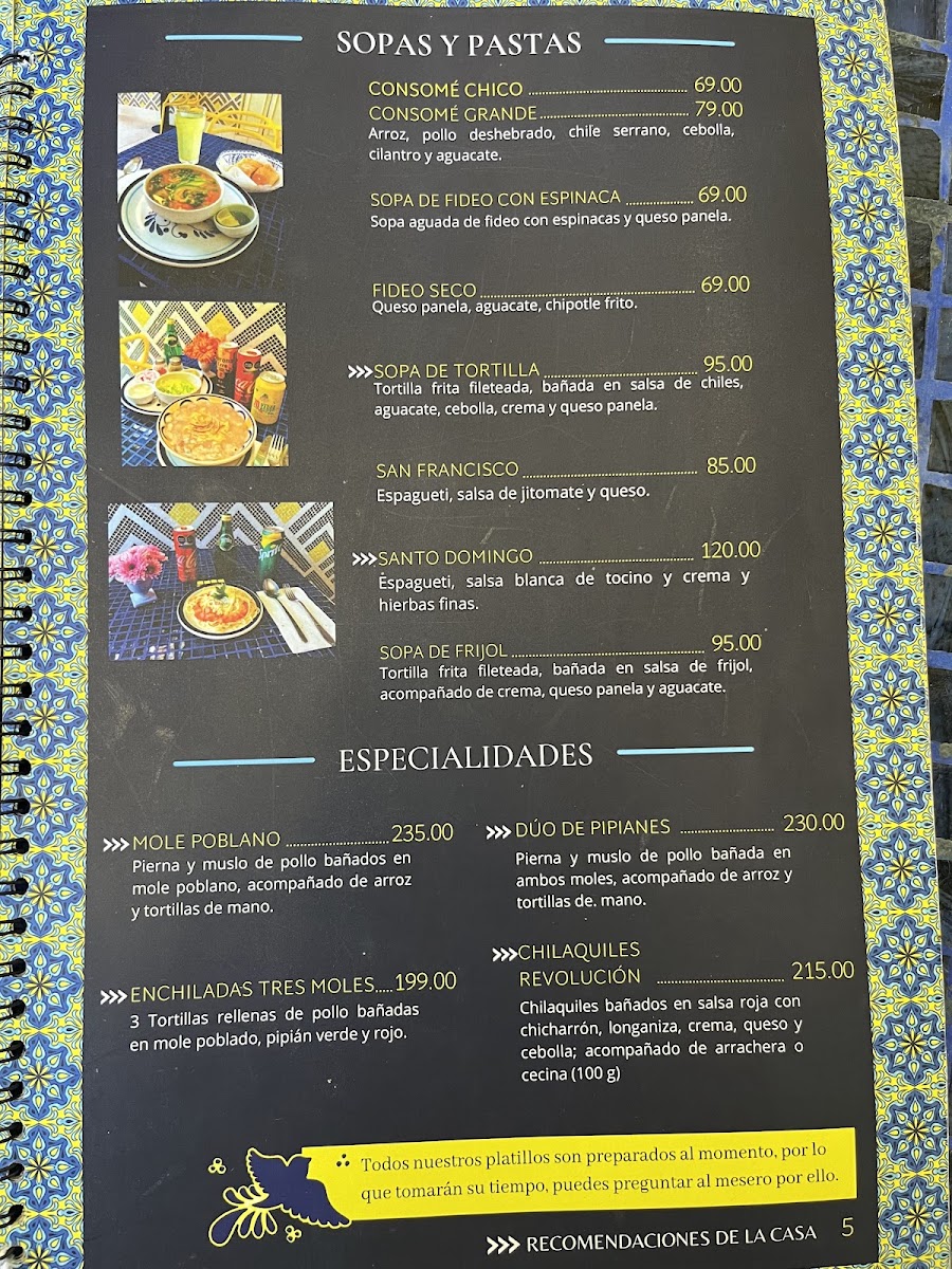 Clementina Cocina Poblana Menu Photo 7