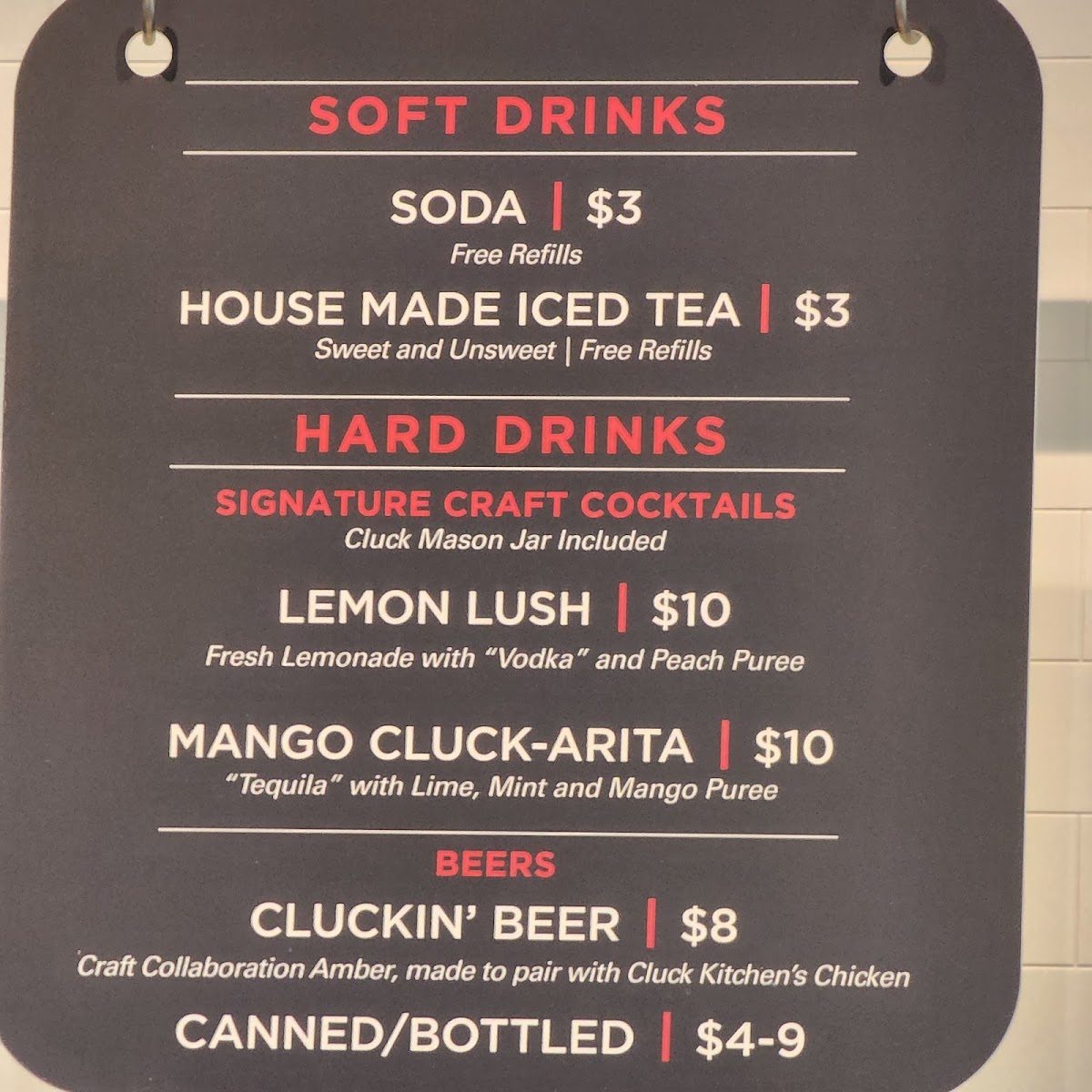 Cluck Kitchen Menu Photo 2