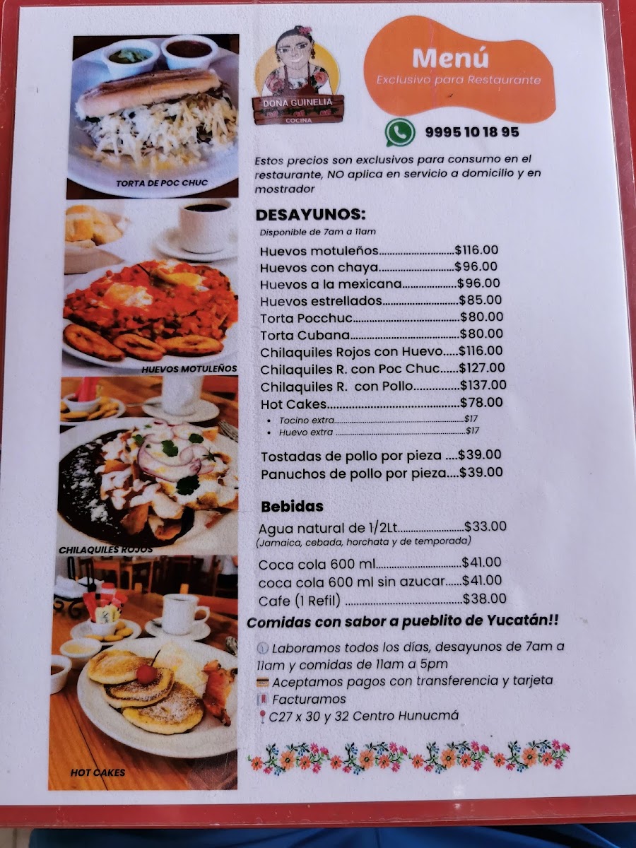 Cocina Dna.Guinelia Menu Photo 2