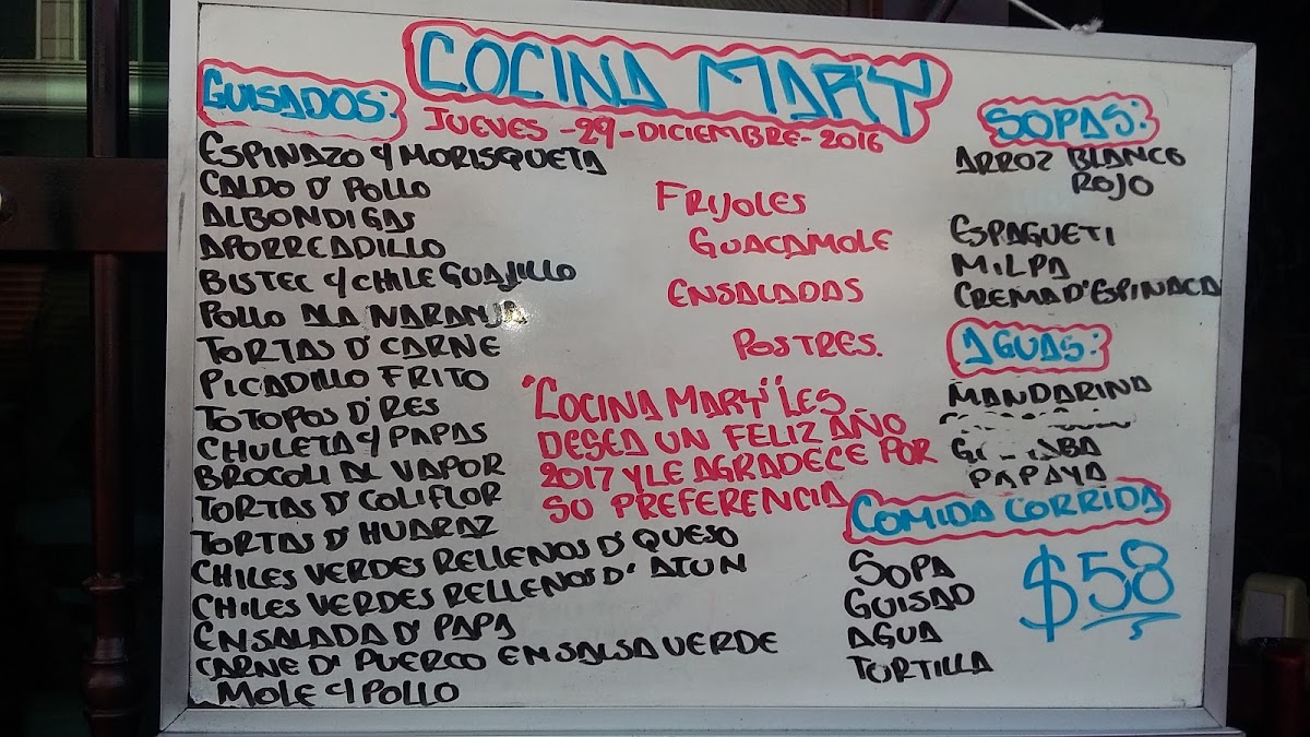 Cocina Economica Mary Menu Photo 9
