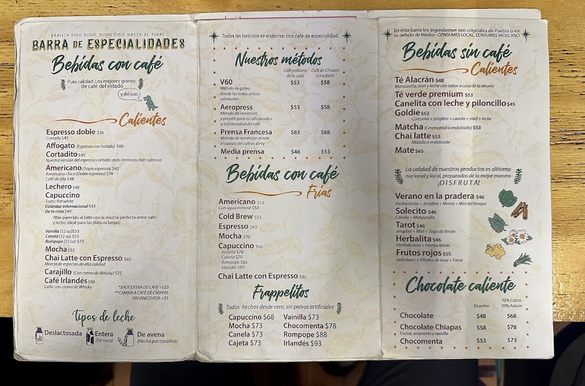 Coco y El Alacran cafe de especialidad y comida deliciosa Menu Photo 3