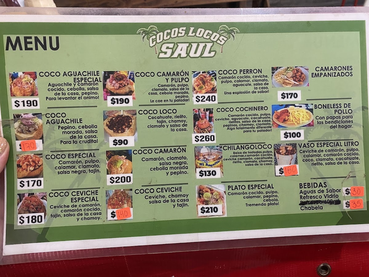 Cocos Locos Saul Menu Photo 3