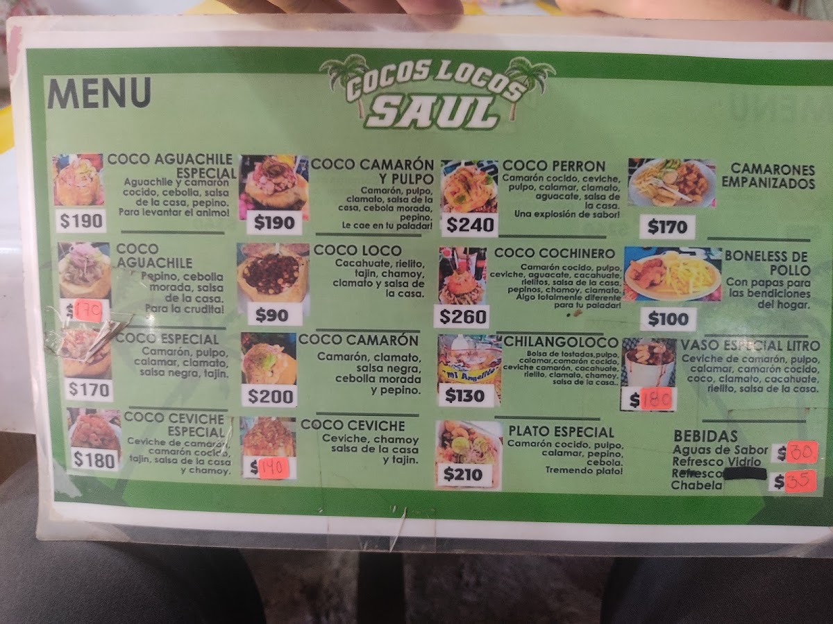 Cocos Locos Saul Menu Photo 4