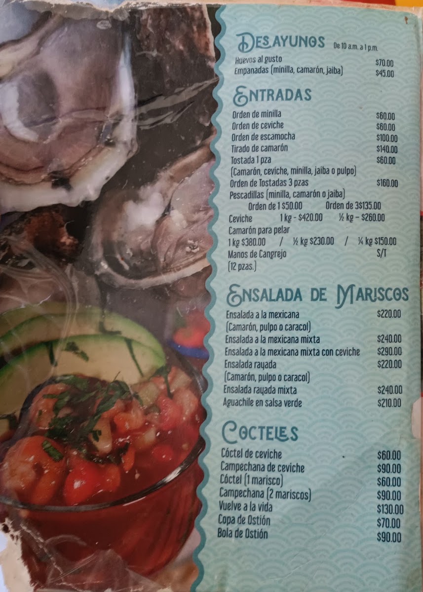 Cocteleria Y Mariscos Tono Bayon Menu Photo 10