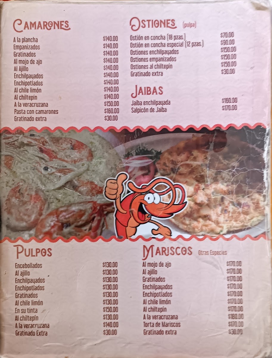 Cocteleria Y Mariscos Tono Bayon Menu Photo 4
