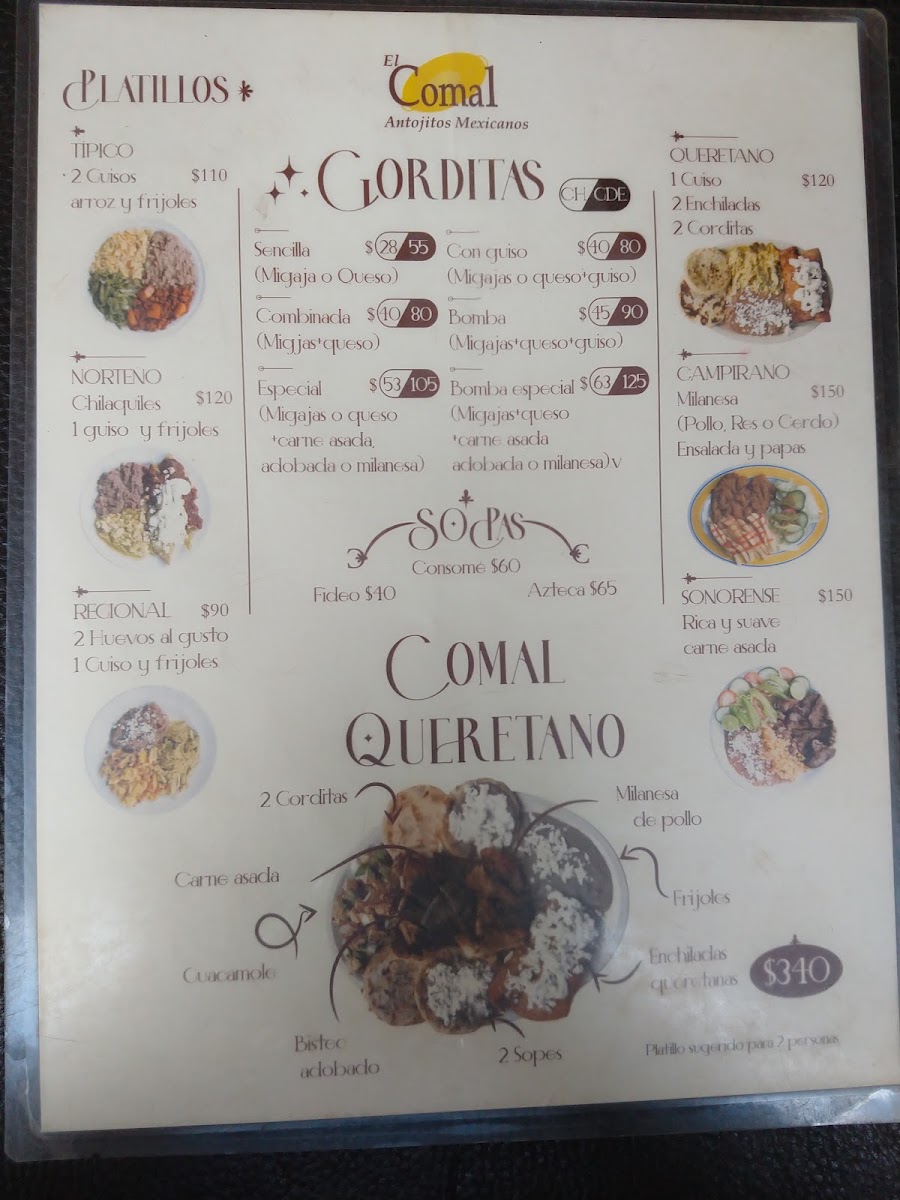 Comal antojitos mexicanos Menu Photo 4
