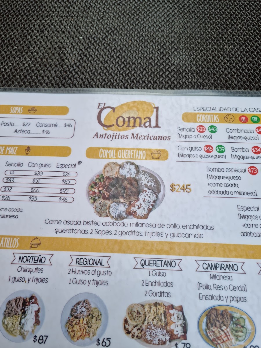 Comal antojitos mexicanos Menu Photo 6