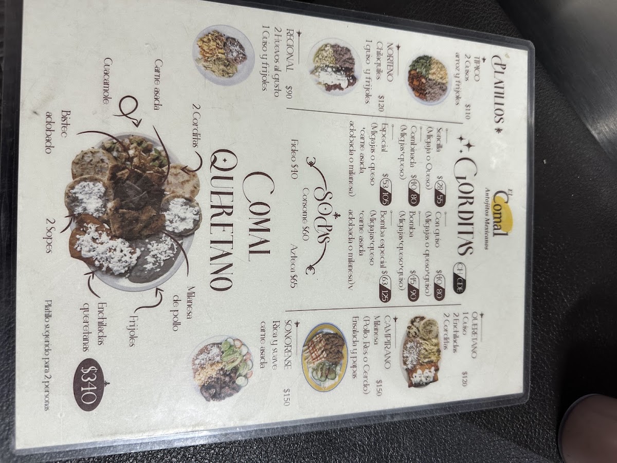 Comal antojitos mexicanos Menu Photo 7