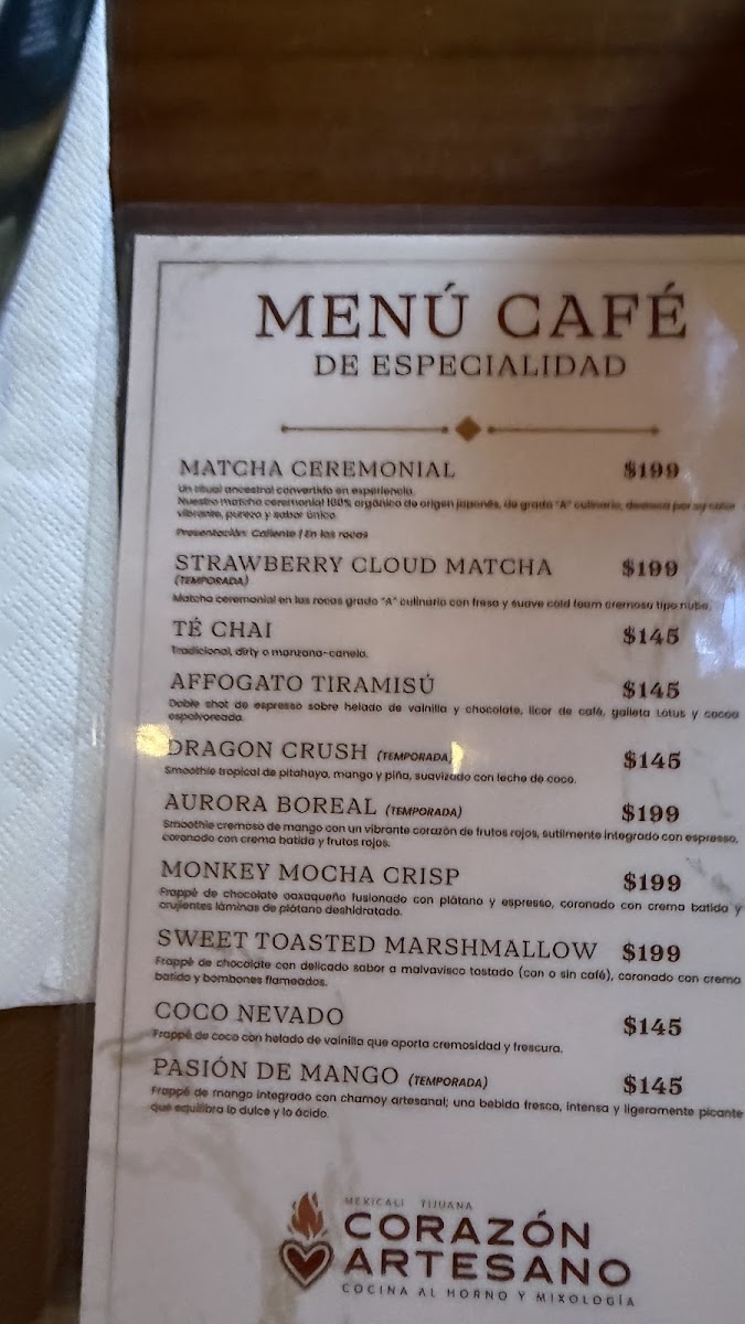 Corazon Artesano Menu Photo 10