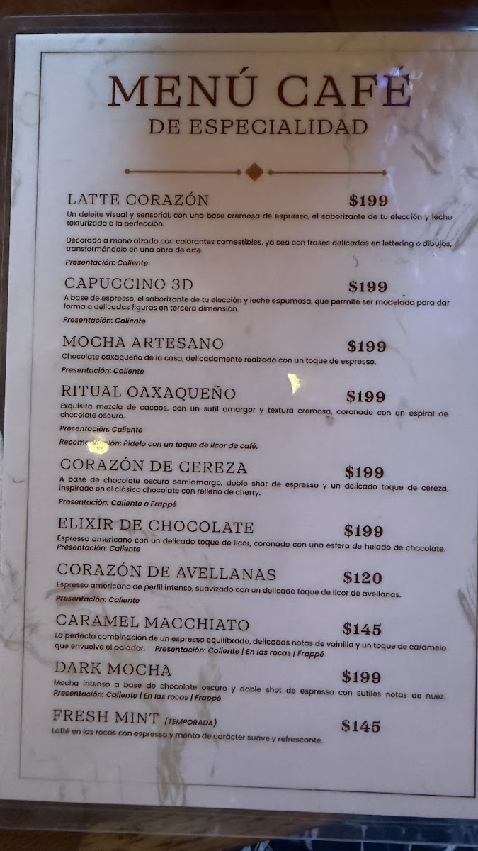 Corazon Artesano Menu Photo 5