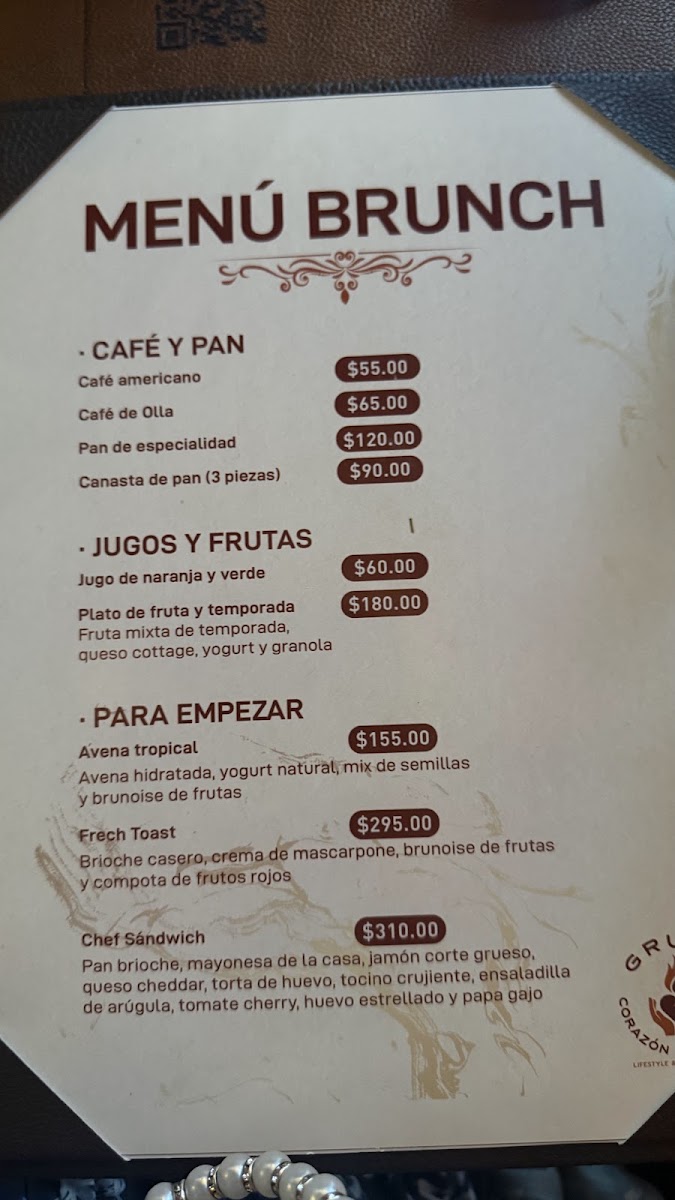 Corazon Artesano Menu Photo 6
