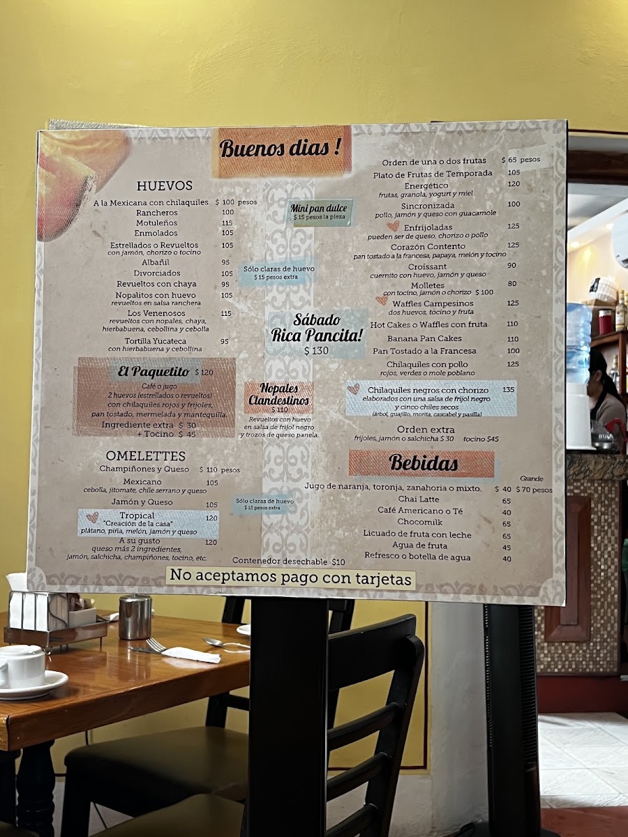 Corazón Contento Menu Photo 6