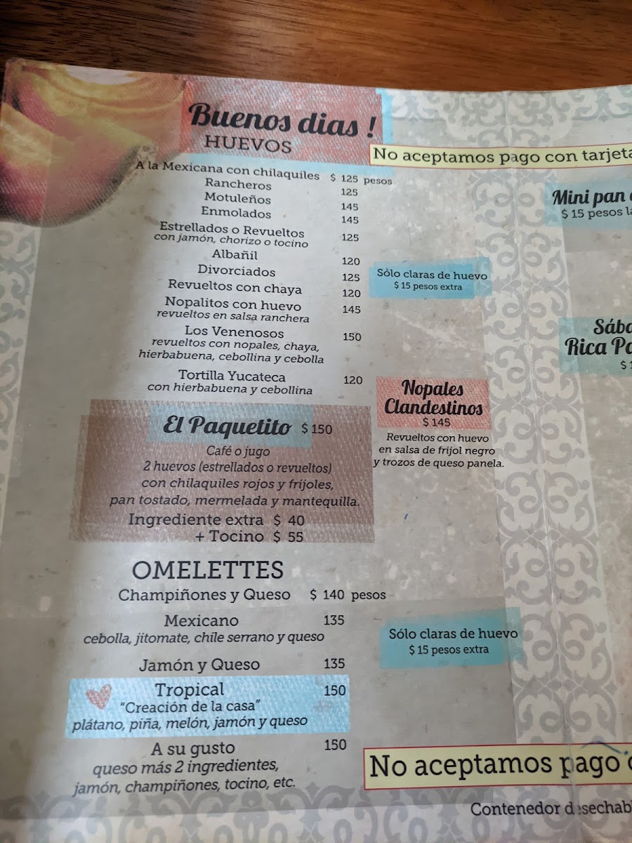 Corazón Contento Menu Photo 8