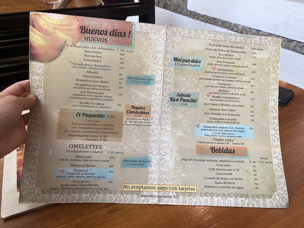 Corazón Contento Menu Photo 9
