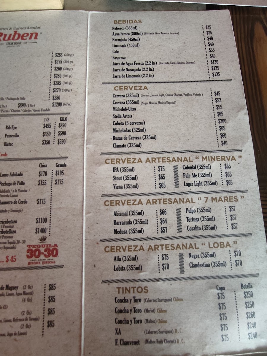 Cortes Y Carnes Asadas Ruben Menu Photo 8