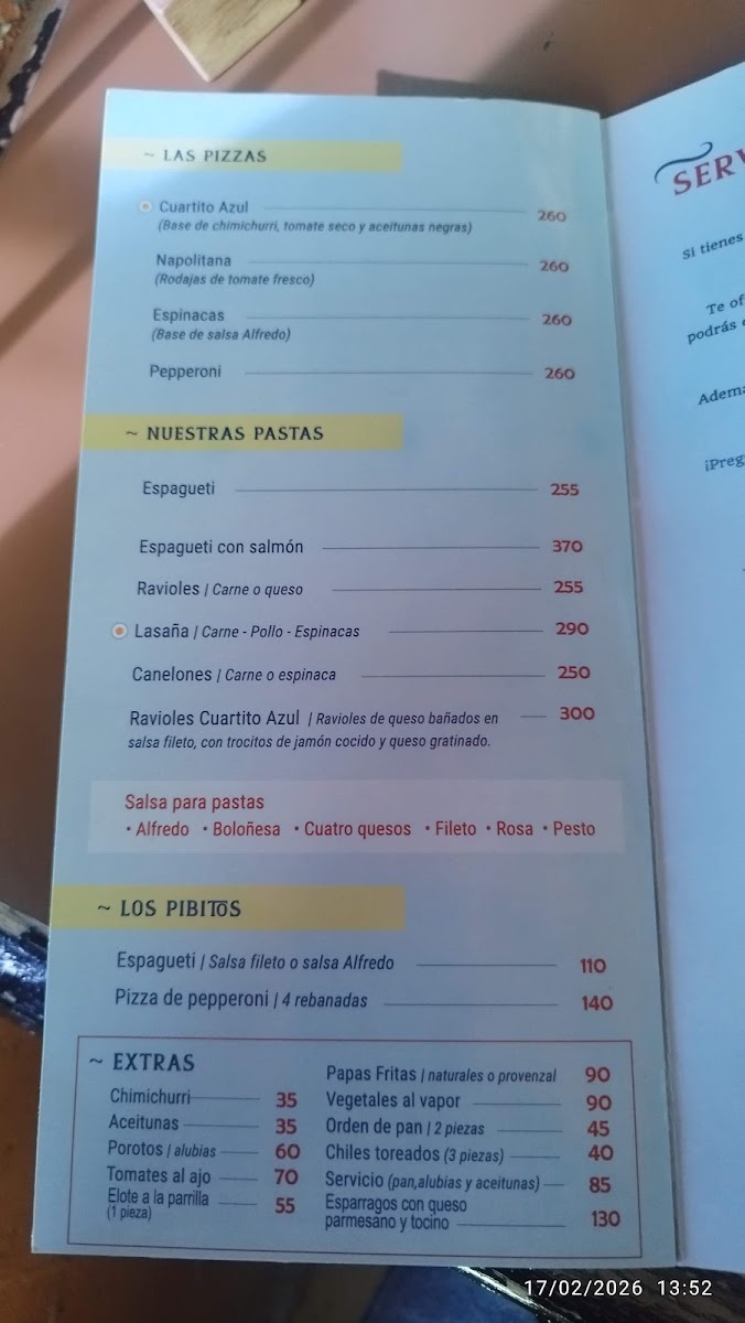 Cuartito Azul Menu Photo 8