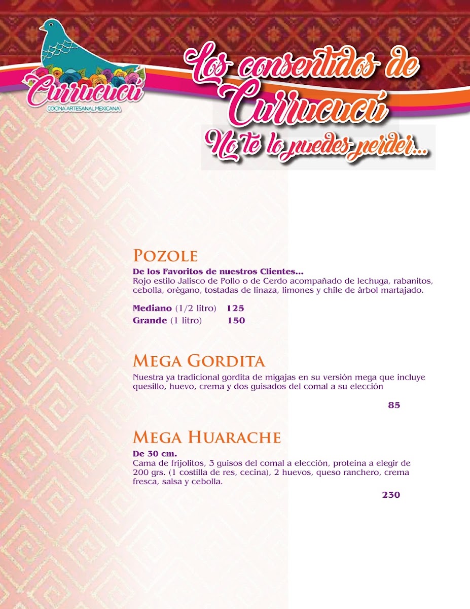 Currucucu Cocina Artesanal Mexicana Menu Photo 7