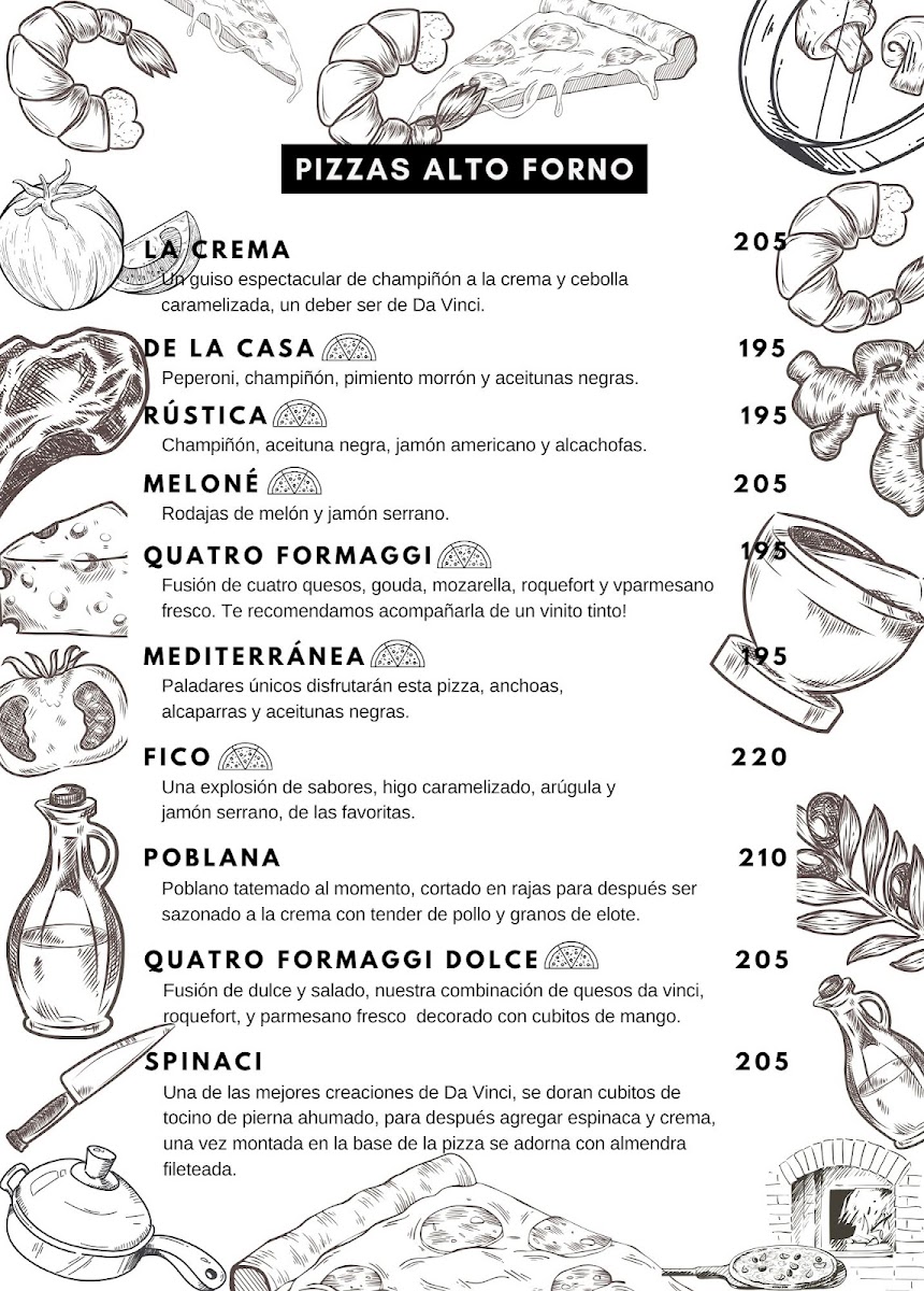 Da Vinci Pizzeria Menu Photo 2