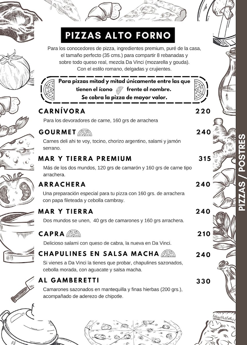 Da Vinci Pizzeria Menu Photo 3
