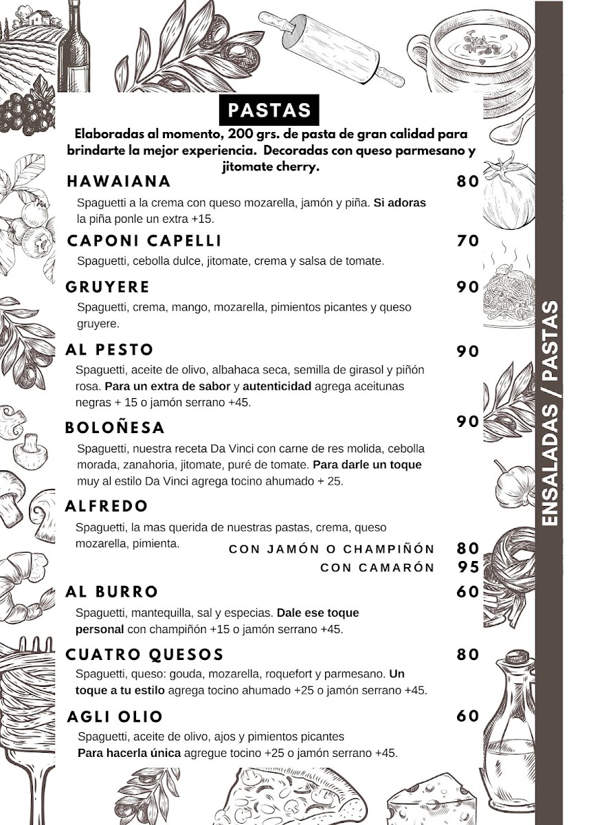 Da Vinci Pizzeria Menu Photo 4