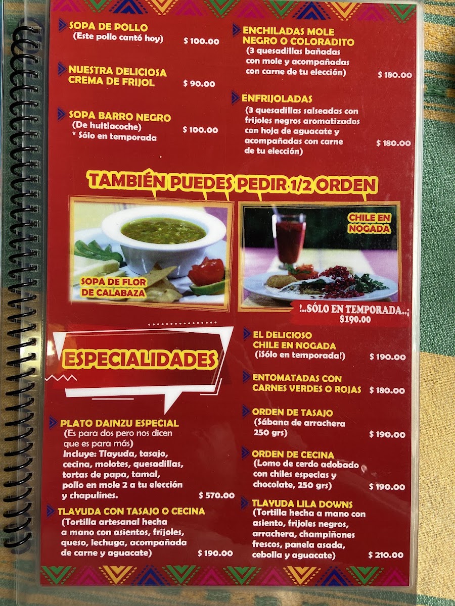 Dainzu Menu Photo 9
