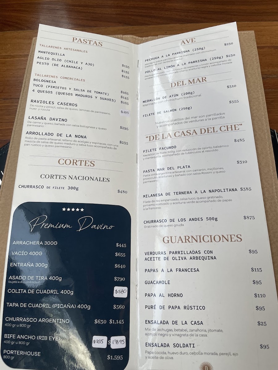 Davino Cortes Premium Menu Photo 2