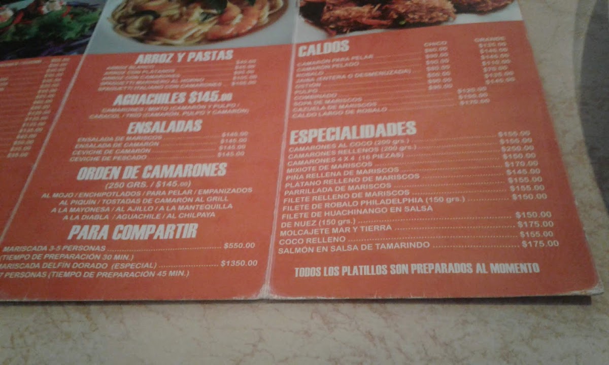 Delfin Dorado Suc. Puebla Menu Photo 4