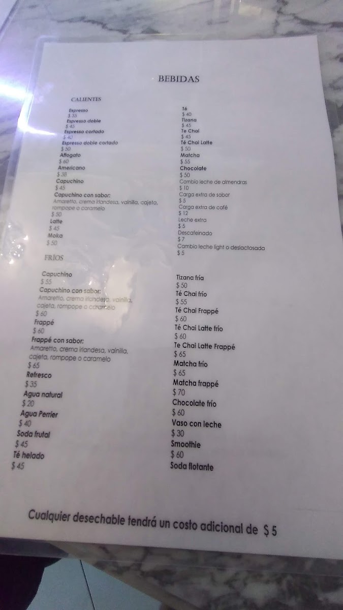 Delisa Menu