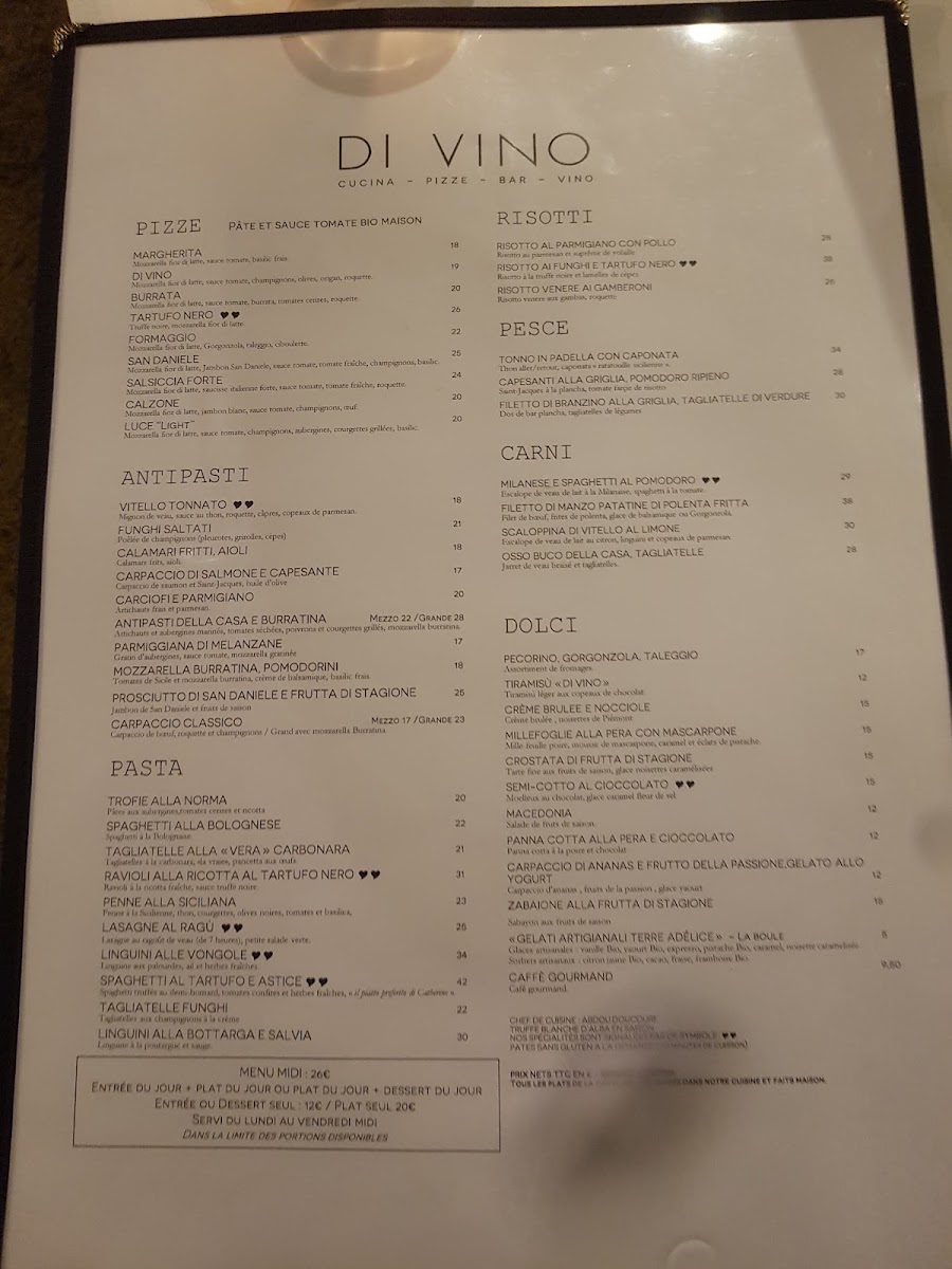 Di Vino Menu Photo 4