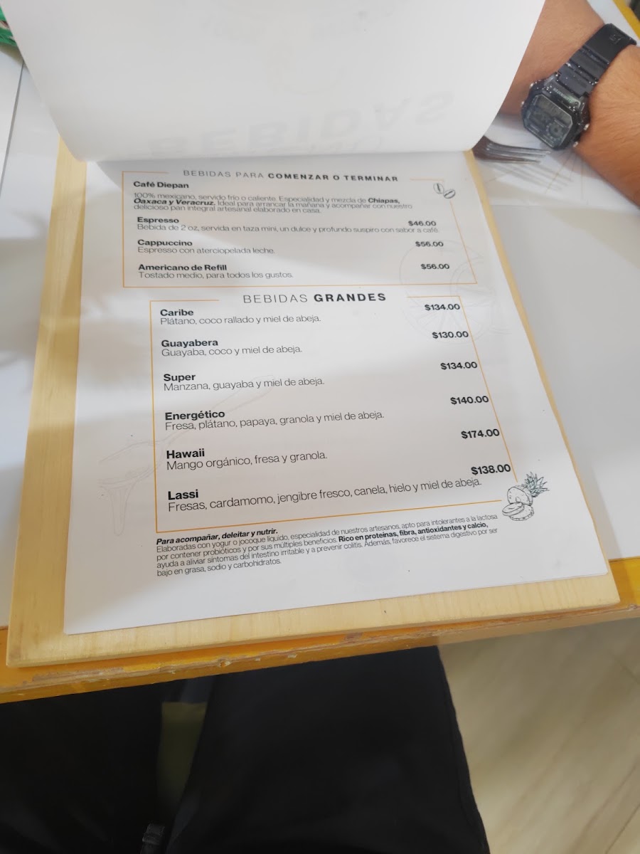 Diepan Menu