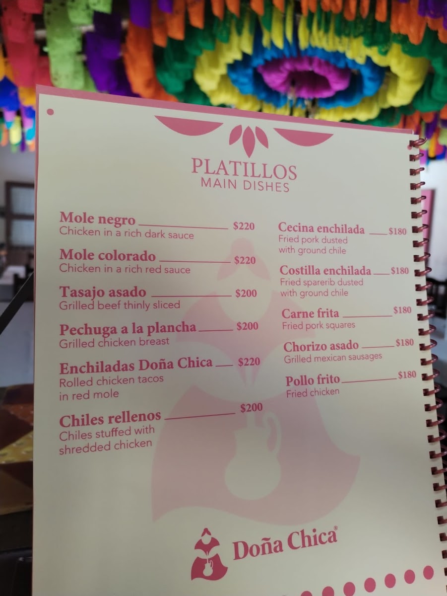 Doña Chica Menu Photo 2