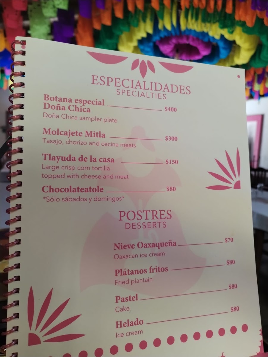 Doña Chica Menu Photo 5