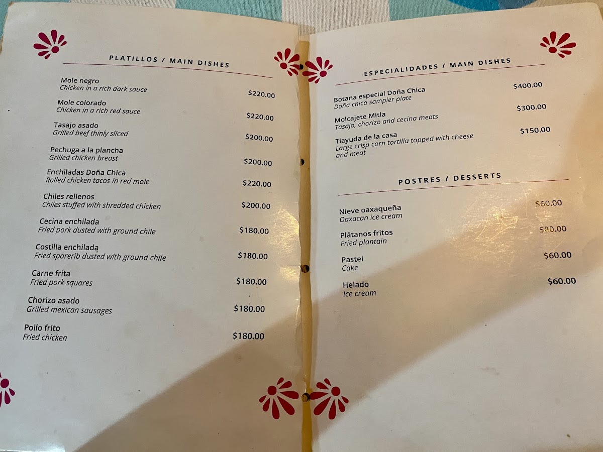Doña Chica Menu Photo 9