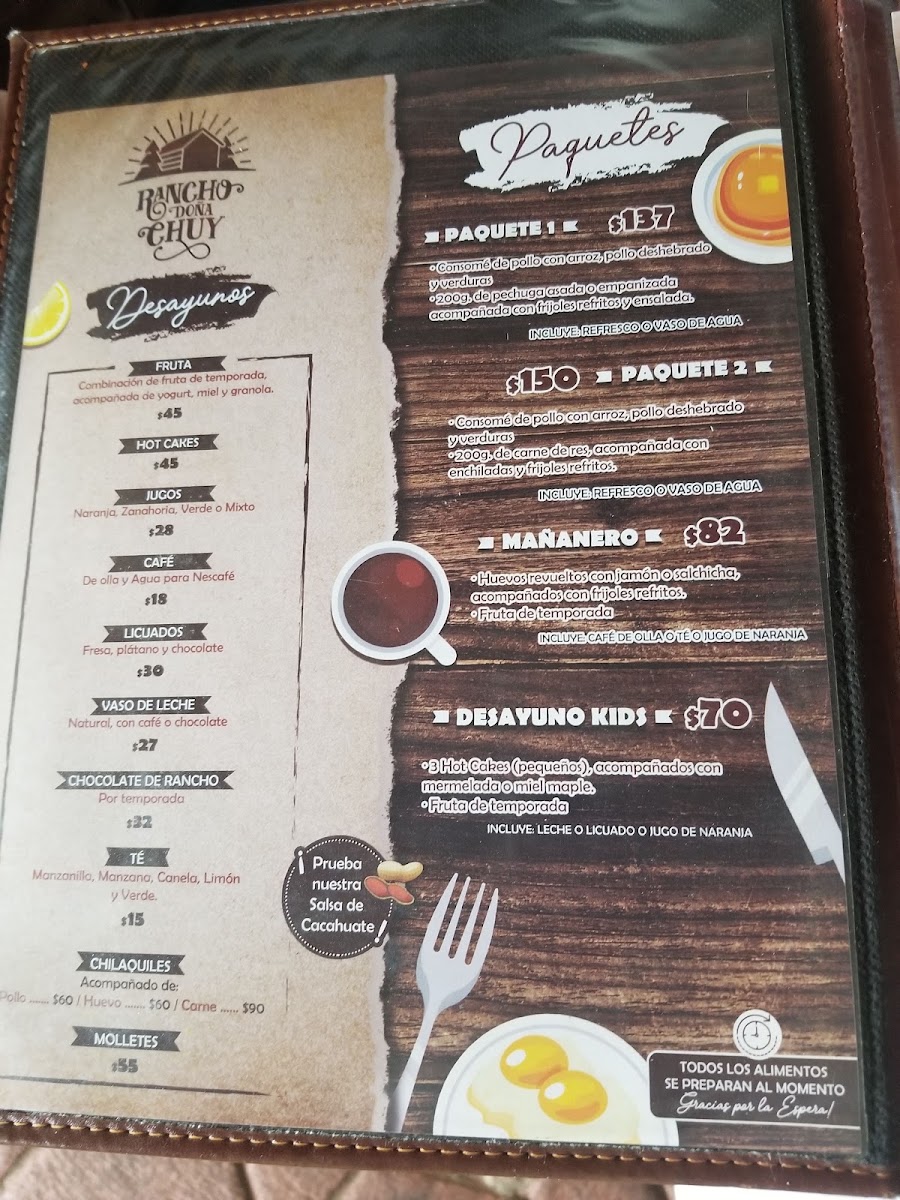 Doña Chuy Restaurant Bar Menu Photo 4