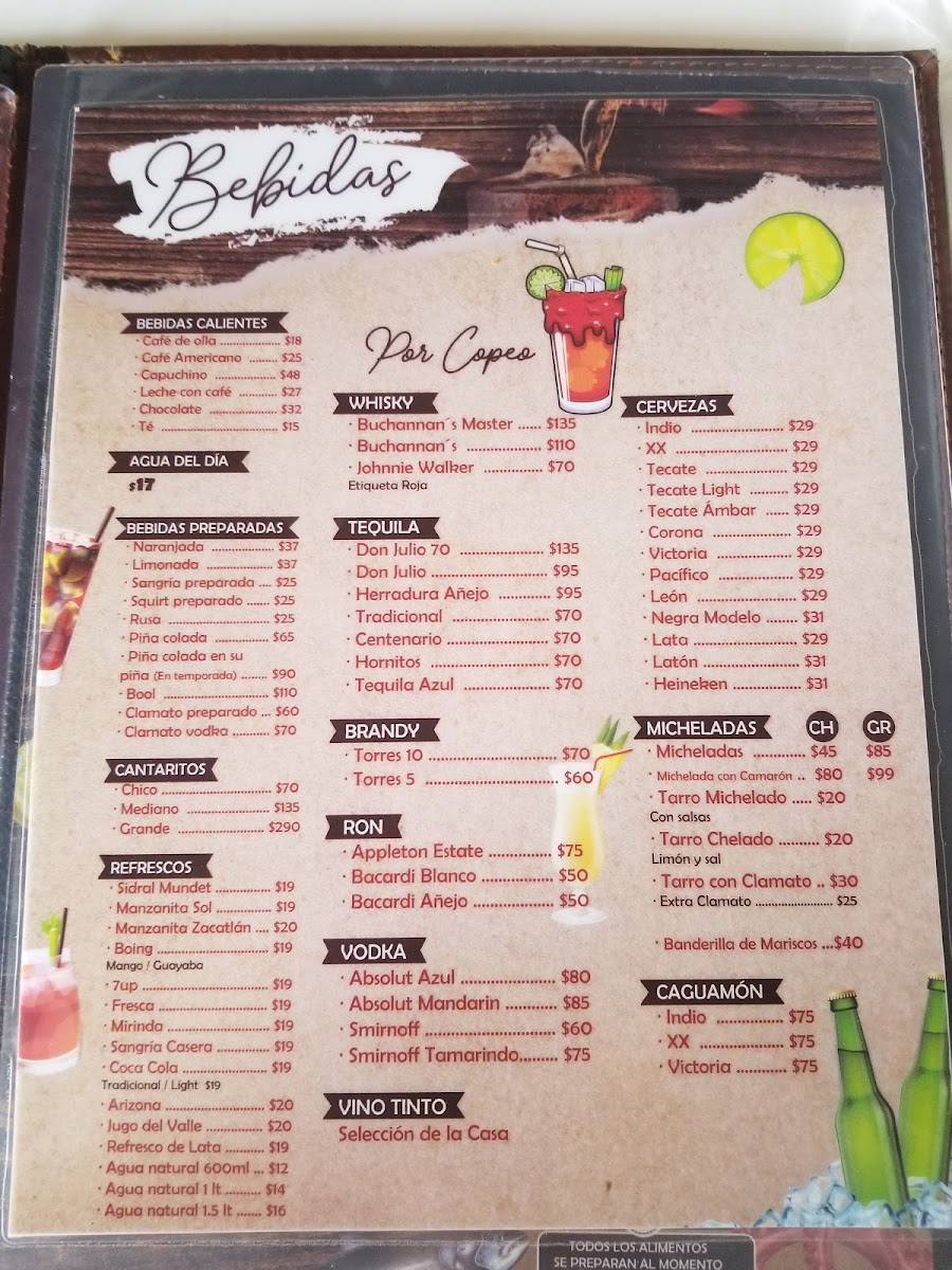 Doña Chuy Restaurant Bar Menu Photo 5