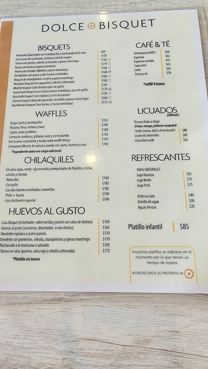 Dolce Bisquet - Paseo Tec Menu Photo 4