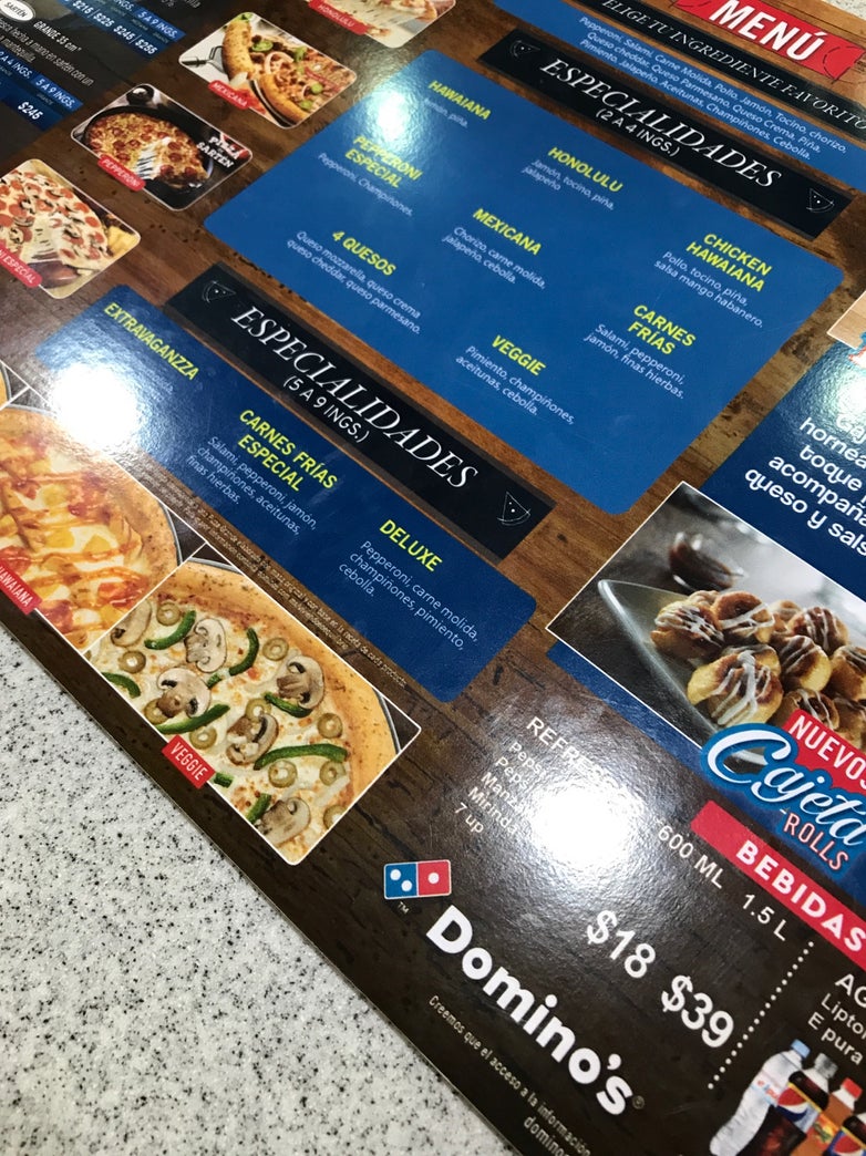 Domino's Cholula Centro Menu Photo 4