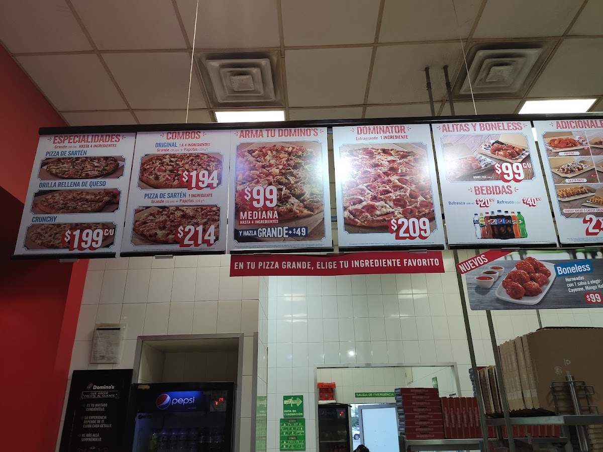 Domino's® Pizza - Sucursal Paseo Reforma Menu