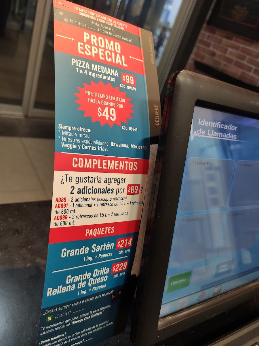 Domino's® Pizza - Sucursal Paseo Reforma Menu Photo 4