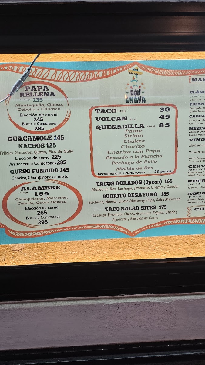 Don Chava Taqueria Cantina Menu Photo 10