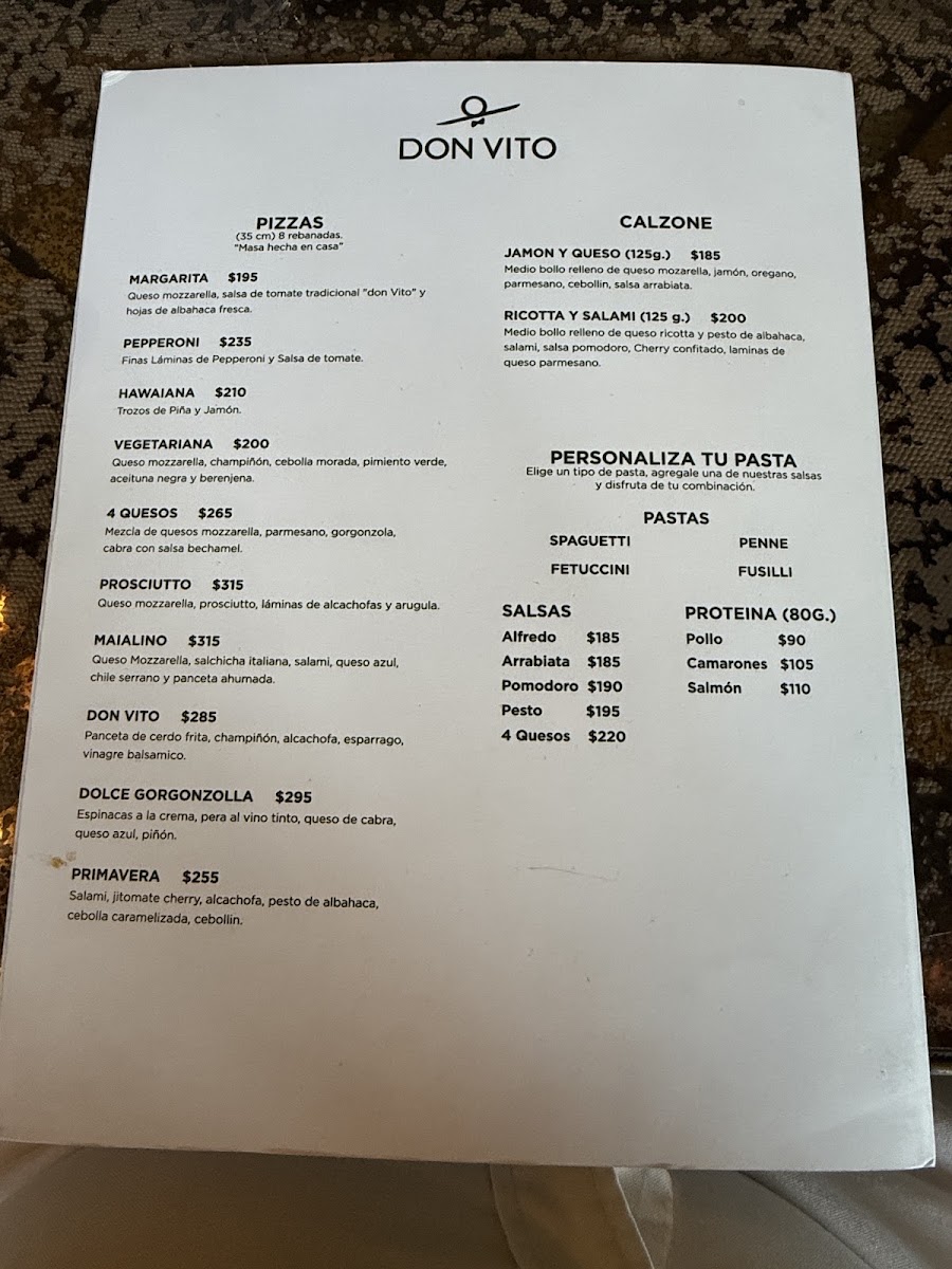 Don Vito Menu Photo 3