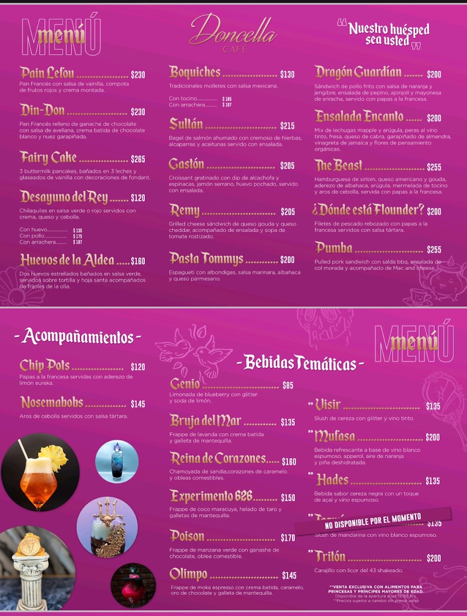 Doncella Cafe Menu Photo 2