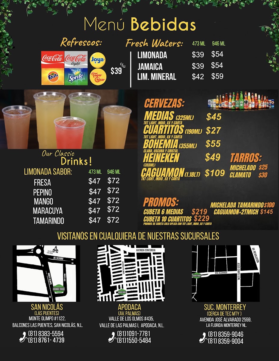 Duendes Verdes Mty Menu Photo 2