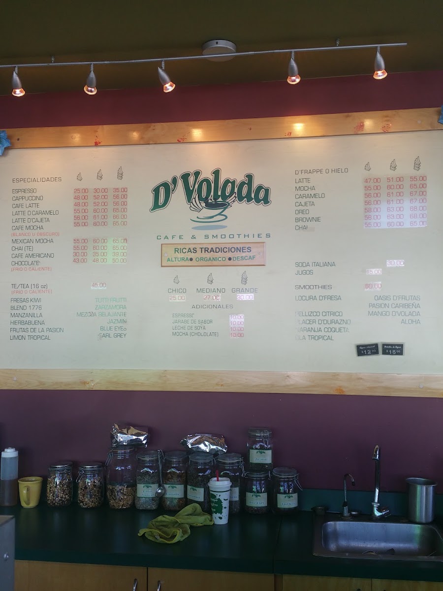 D'volada Menu Photo 2