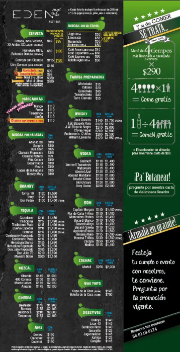 Eden Mx (Restaurante-Bar-Karaoke) Menu Photo 2