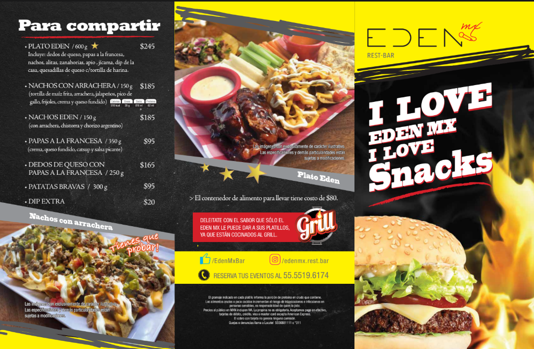 Eden Mx (Restaurante-Bar-Karaoke) Menu Photo 3