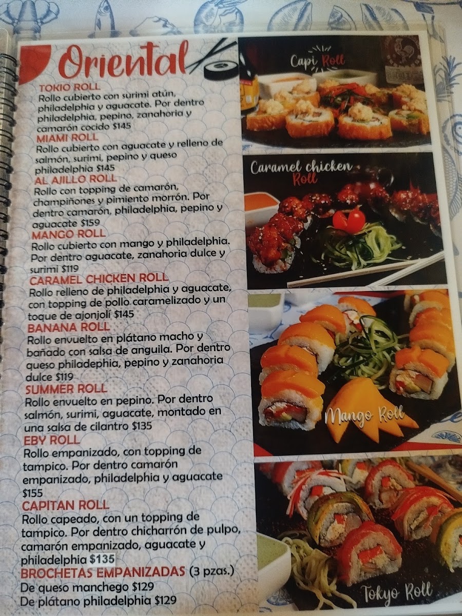 El Acueducto Mariscos Sushi Bar Menu Photo 5