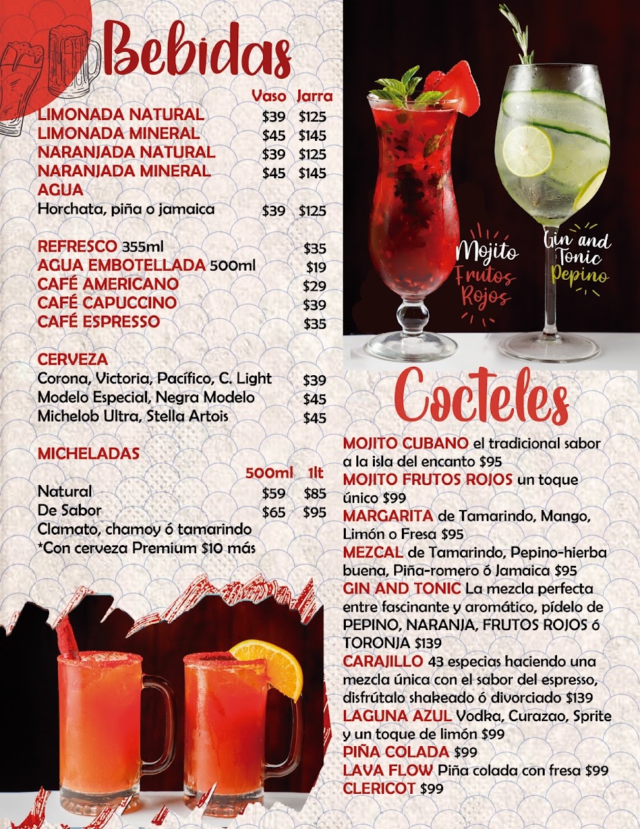 El Acueducto Mariscos Sushi Bar Menu Photo 7